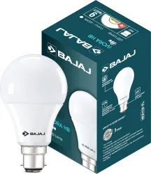 BAJAJ 9 W Basic Round B22 LED Bulb  (White)