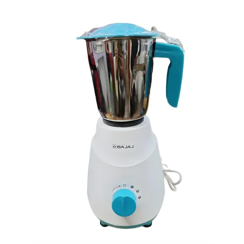 Image of Bajaj Alloy Steel Ninja Series Notch 500W Mixer Grinder, Blue, White