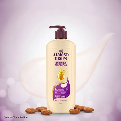 Image of BAJAJ Almond Drops Nourishing Body Lotion (400 ml)