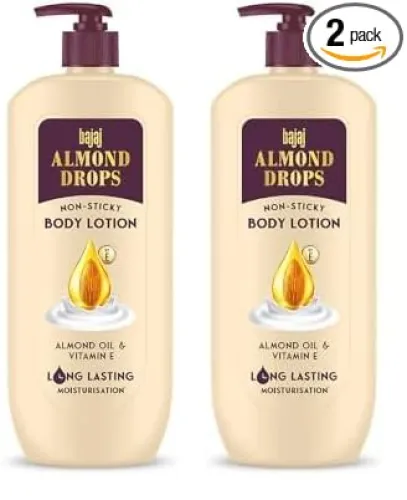 Image of Bajaj Almond Drops Body Lotion 600ml (Pack of 2)