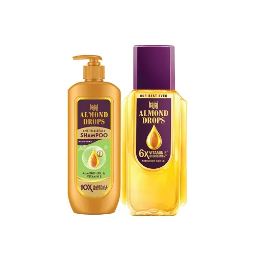 Image of Bajaj Almond Drops Hair Nourishment Kit