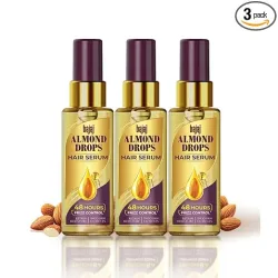 Bajaj Almond Drops Hair Serum 50 ml (Pack of 3) 