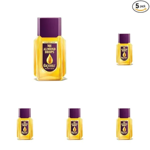 Image of Bajaj Almond Drops Hair Oil 45ml (Pack of 5)
