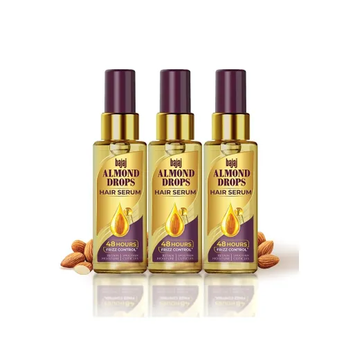 Image of Bajaj Almond Drops Hair Serum 50ml * Pack of 3