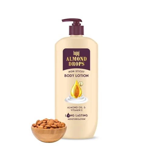 Image of Bajaj Almond Drops Non-Sticky Body Lotion 600 ML