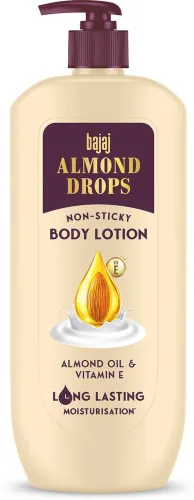 Image of BAJAJ Almond Drops Non-Sticky Body Lotion - 610ml (610 ml)