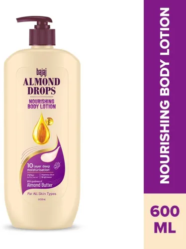 Image of BAJAJ Almond Drops Nourishing Body Lotion with Almond Butter