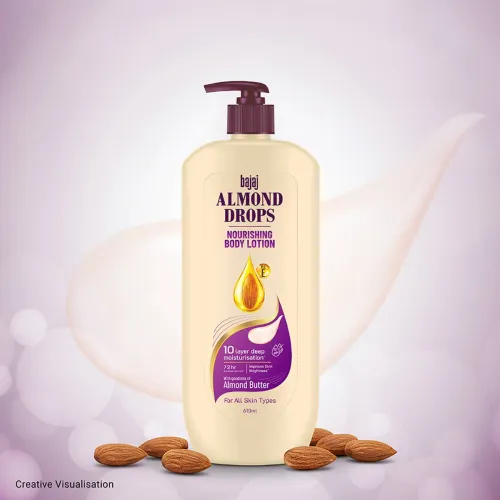Image of BAJAJ Almond Drops Nourishing Body Lotion (610ml)