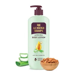 Bajaj Almond Drops Ultralight Body Lotion 