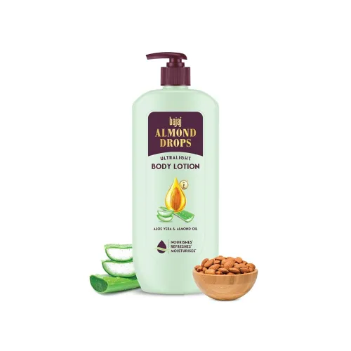 Image of Bajaj Almond Drops Ultralight Body Lotion 600 ml 