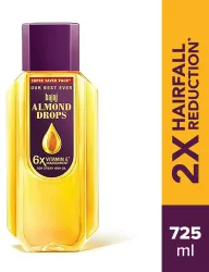 BAJAJ Almond Drops with 6X Vitamin E Hairfall Reduction Hair 725ml