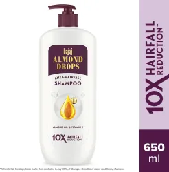 BAJAJ Almond Drops Anti Hairfall Shampoo with Almond Oil & Vitamin E  (650 ml)