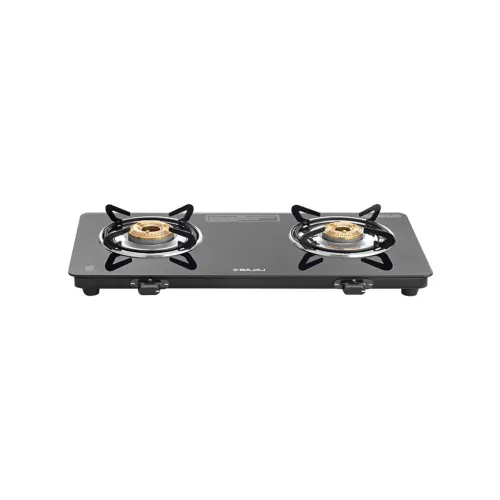 Image of Bajaj Black Glass Slim Gas Stove