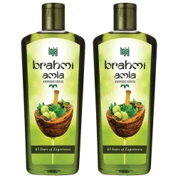 Bajaj Brahmi Amla Hair Oil 400ml (Pack of 2)