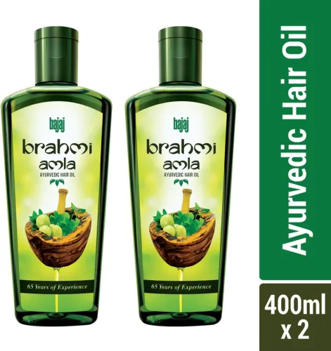 Image of BAJAJ Brahmi Amla Pack of 2 Hair Oil  (800 ml)