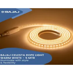 Bajaj Celesta White Rice Shape String Light