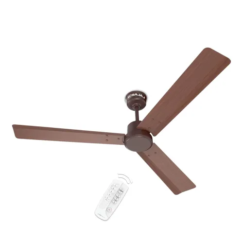 Image of Bajaj Classico Sleek Wood 1200MM (48\') BLDC Ceiling Fans For Home | BEE 5 Star Rated Energy Efficient Ceiling Fan | Sle