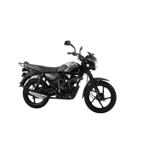 Image of Bajaj Ct 110 X Es Motorcycle/Motorbike - Black Silver - Ex-Showroom