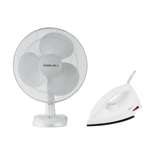 Image of Bajaj Esteem Table Fan & DX-6 Iron
