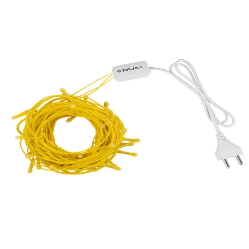 Image of Bajaj Glimmer Yellow LED String Lights