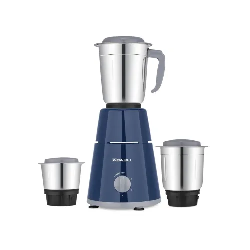 Image of Bajaj GX1 Ninja Series 500W Mixer Grinder With 3 Jars (Stainless Steel Jars) | Superior Mixie For Kitchen | Durable Mixe