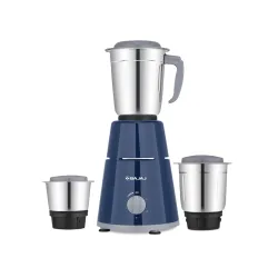 Bajaj GX1 Ninja Series 500W Mixer Grinder With 3 Jars (Stainless Steel Jars) | Superior Mixie For Kitchen | Durable Mixe