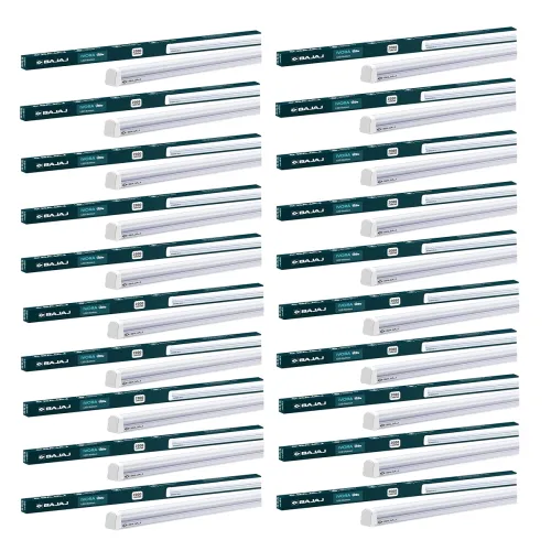 Image of Bajaj Ivora 20W Cool Day Light LED Tubelight (Pack Of 20) | LED Tube Light For Home | IR Free | UV Free | 