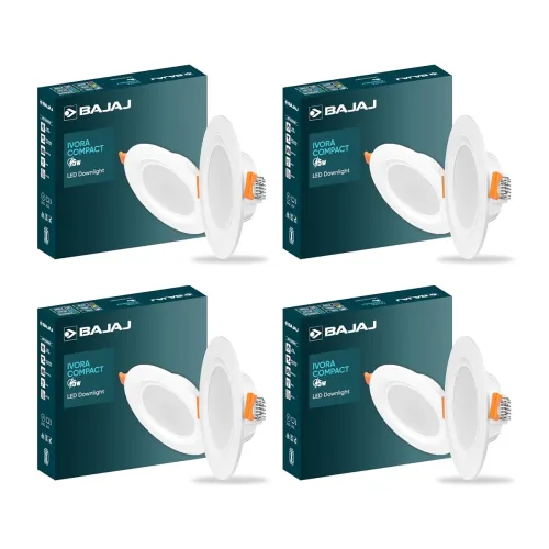 Image of Bajaj Ivora 5W LED Downlight (Pack of 4) 