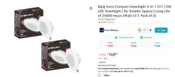 Bajaj Ivora Compact Downlight 3-in-1 CCT Po2