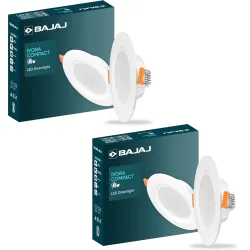Bajaj Ivora Compact Led Downlight 5W Cdl (Pack of 2)