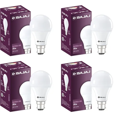 Image of Bajaj Ivora HB LED Lamp 12W CDL B22 | Energy Efficient | Short CIRcuit & Open CIRcuit Protection | EnvIRonmental Friendl