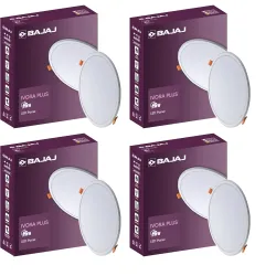 Bajaj Ivora Plus 6W Round LED Panel Light (Pack of 4)