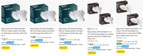 Image of Bajaj Led Downlight starting @ ₹131