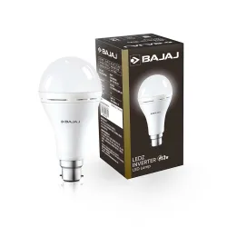 Bajaj LEDZ 12W Rechargeable Emergency Inverter LED Bulb 