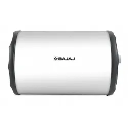 Bajaj Majesty Pro Horizontal Geyser 15 L (Left pipe)| Glassline coated tank | Shock resistant body | Warranty: 7 Yr Tank, 2 Yr Comprehensive | BEE Rating 4 Star | Suitable for low ceiling he...