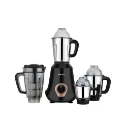 Bajaj Military Series Glamore 1000 W Mixer Grinder With 4 Jars (3 Stainless Steel Jars + 1 Fruit Filter Jar) | 