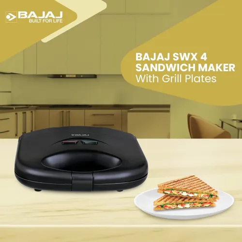 Image of Bajaj New SWX 400 2-Slice Sandwich Grill Toaster