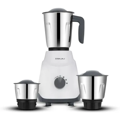 Image of Bajaj Ninja Contempo 500W Mixer Grinder, 3 Jars, Grey