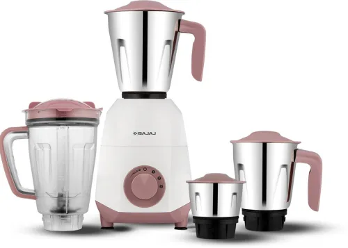 Image of BAJAJ Ninja Series GX75 750 W Juicer Mixer Grinder (410644 | 4 Jars | White /Lilac)