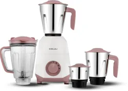 BAJAJ Ninja Series GX75 750 W Juicer Mixer Grinder (410644 | 4 Jars | White /Lilac)