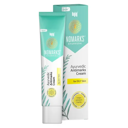 Image of Bajaj Nomarks Ayurvedic Antimarks Cream for Oily skin, 25gm