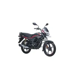 Bajaj Platina 110 Es Drum Motorcycle Black Red Ex-Showroom