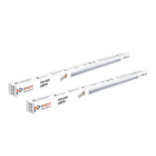 Image of Bajaj Polycarbonate 20W Cool Day Light Led Tubelight (Pack Of 2) 