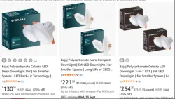 Bajaj Polycarbonate Celesta LED Frome 75% Discount