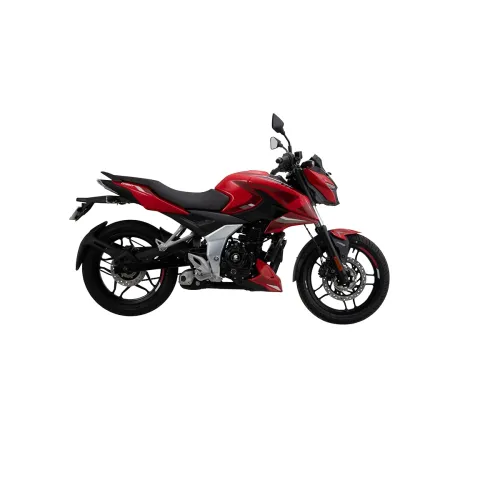 Image of Bajaj Pulsar N160 Twin Disc Dual Channel Single Seat Motorcycle/Motorbike - Racing Red - Ex-Showroom