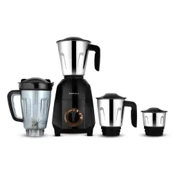 Bajaj Rex Dlx Ninja Series 4 Jar 750W Mixer Grinder | DuraCut Blades | 4 Stainless Steel Mixer Jars | Dry & Wet Grinding