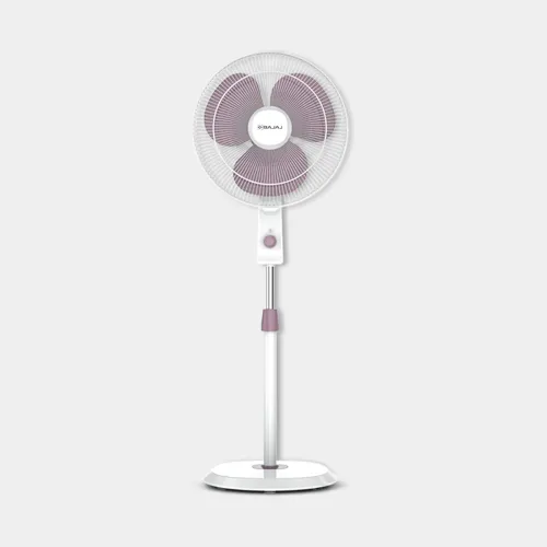 Image of Bajaj Robusto 400mm Oscillating Pedestal Fan for Home | DuraBreezeTM Technology | Surge Protection | 100% Copper Motor |