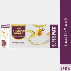 BAJAJ Set of 5 Almond Drops Moisturizing Soap