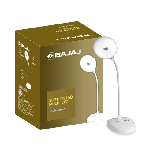 Image of Bajaj Softlite LED Multi-CCT 3 in 1 Color Modes Table Lamp 