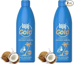 Bajaj Gold Coconut Hair Oil Enriched With Vitamin E 300ml (PO2)